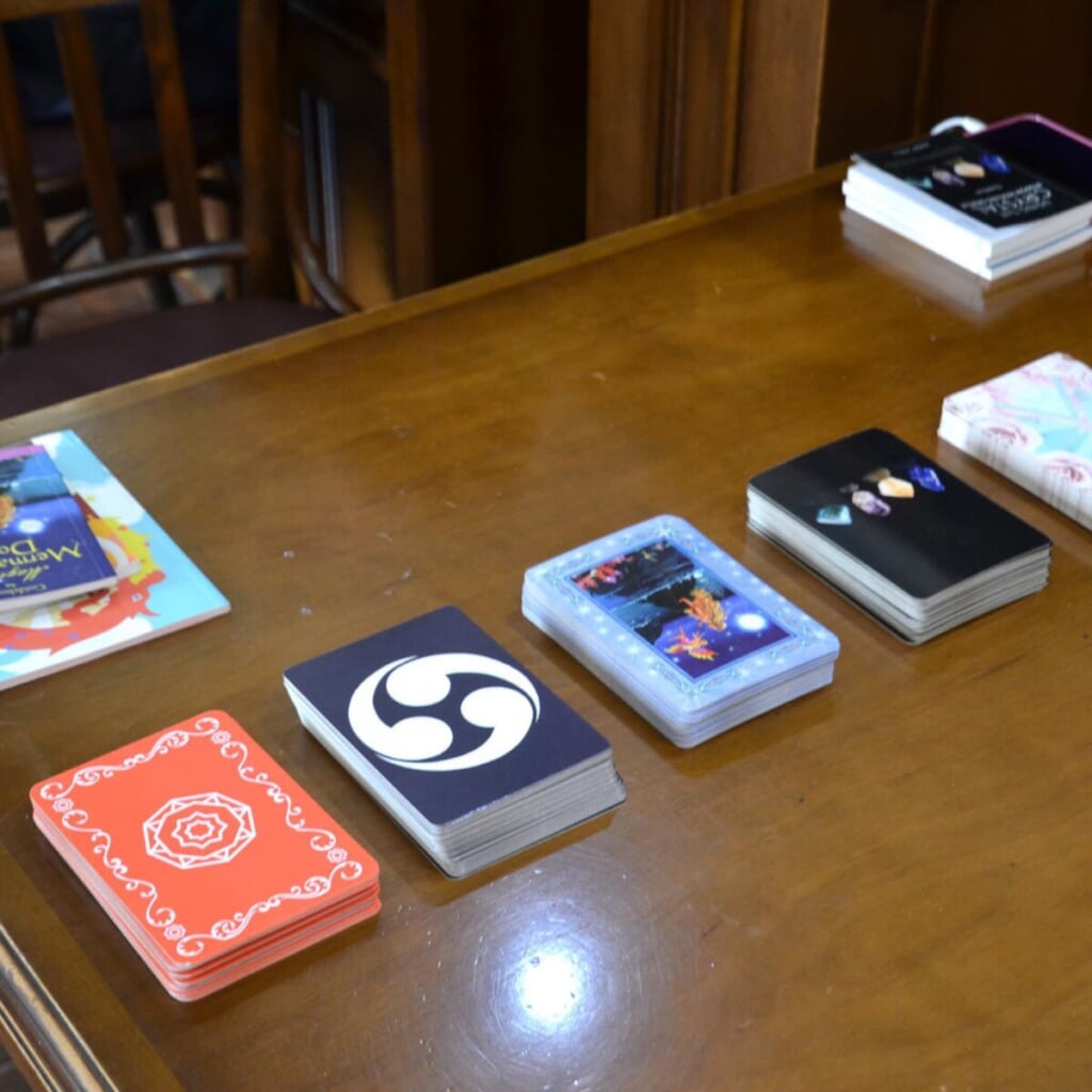 第17回ハンドメイド市1日目 nodokaさんさまざまなカードを使ってカード占い   電話やビデオチャットも